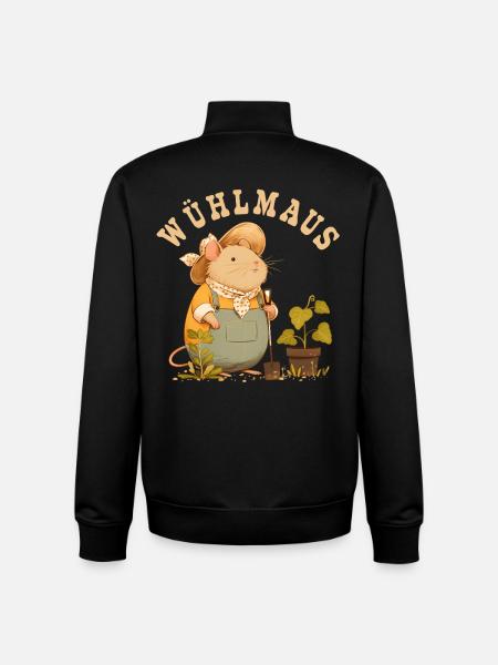Garden Vole Hobby Gardener Gardener Gift - Unisex Organic Zip Sweatshirt by Stanley/Stella - black