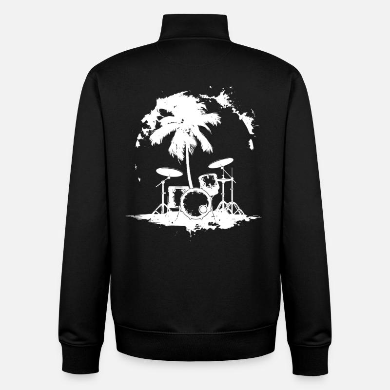 Percussion - Unisex Organic Zip Sweatshirt by Stanley/Stella - black