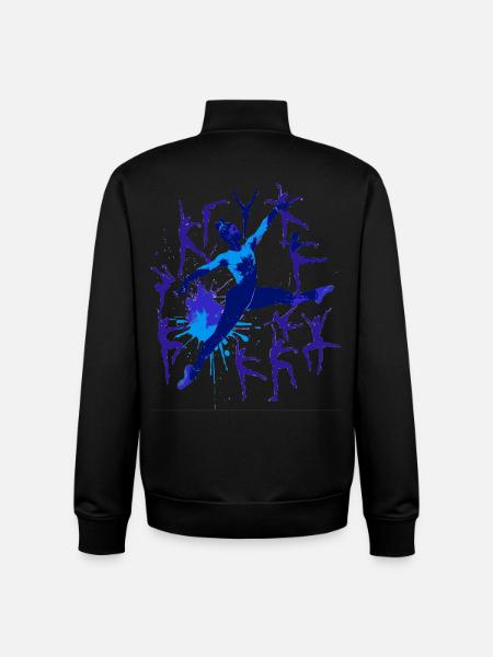 Dancing Ballet4 - Unisex Organic Zip Sweatshirt by Stanley/Stella - black