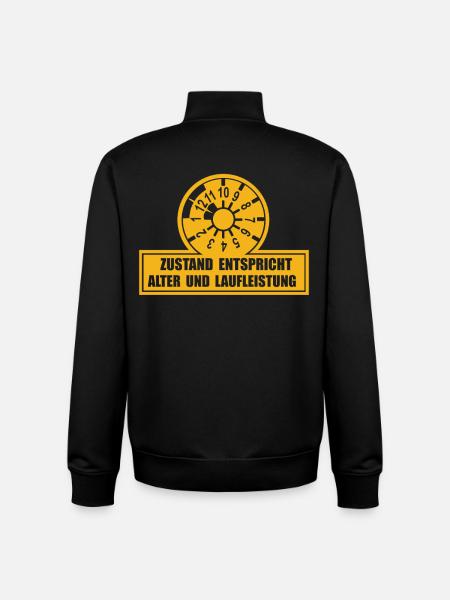Prüfplakette - Unisex Organic Zip Sweatshirt von Stanley/Stella - Schwarz