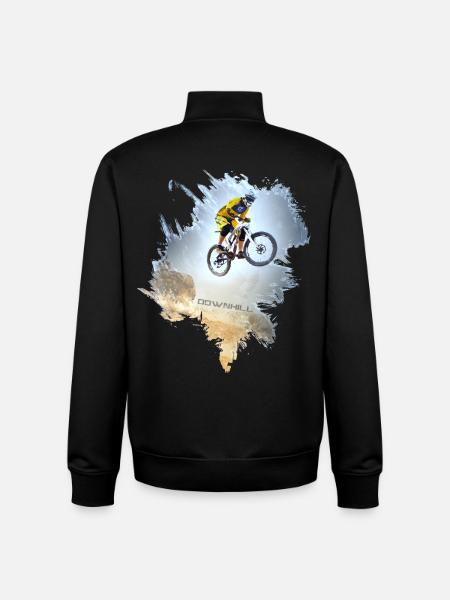 Ride the Drop - Unisex Organic Zip Sweatshirt by Stanley/Stella - black