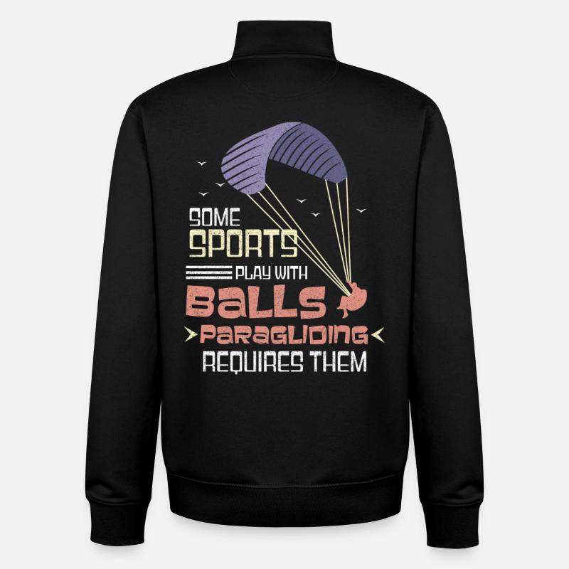 Mut zum Flug - Unisex Organic Zip Sweatshirt von Stanley/Stella - Schwarz