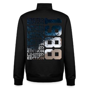 LIMITED EDITION 1988 38 JAHRE 38. GEBURTSTAG - Unisex Organic Zip Sweatshirt von Stanley/Stella - Schwarz - Hinten - AI Model Male 185 light (185cm)