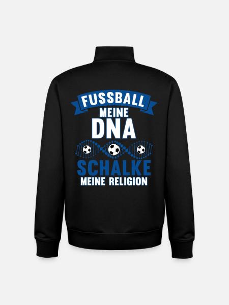 Fussball DNA Schalke - Unisex Organic Zip Sweatshirt von Stanley/Stella - Schwarz