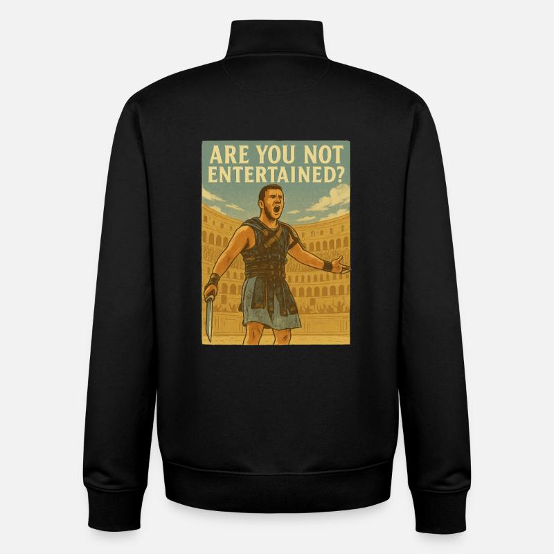 Sind Sie nicht unterhalten? - Unisex Organic Zip Sweatshirt von Stanley/Stella - Schwarz