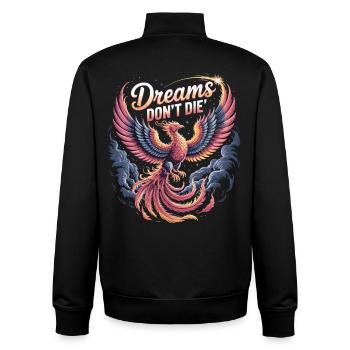 Mythischer Phönix mit Motiv  - Unisex Organic Zip Sweatshirt von Stanley/Stella - Schwarz - Hinten - AI Model Male 185 light (185cm)