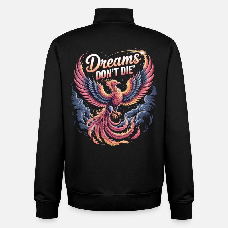 Mythischer Phönix mit Motiv  - Unisex Organic Zip Sweatshirt von Stanley/Stella - Schwarz