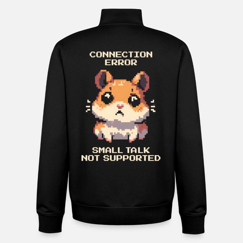 Erreur de connexion : Smalltalk impossible | Intro - Sweat zippé unisexe en coton bio Stanley/Stella - noir