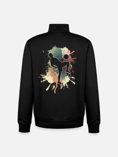 Soccer - Unisex Organic Zip Sweatshirt by Stanley/Stella - black