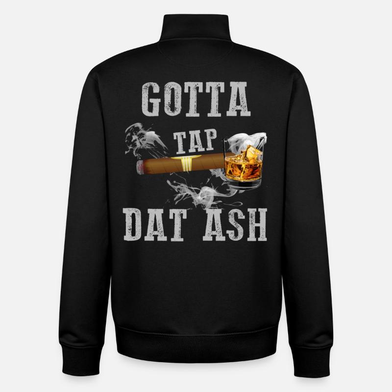 Gotta Tap Dat Ash Zigarre - Unisex Organic Zip Sweatshirt von Stanley/Stella - Schwarz