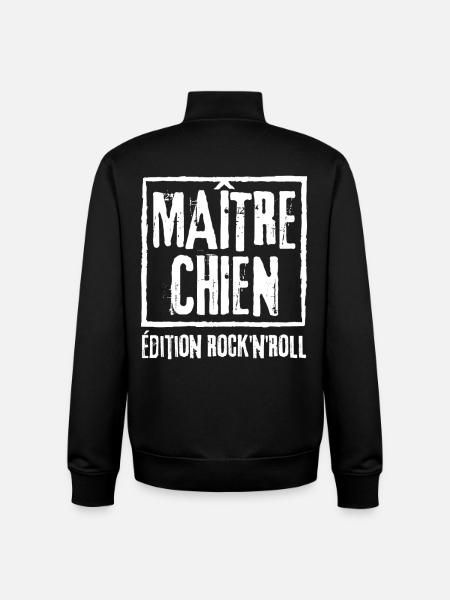 Master Dog Rock Edition - Unisex Organic Zip Sweatshirt by Stanley/Stella - black
