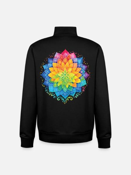 Mindfulness Affirmation Emotional Resilience - Unisex Organic Zip Sweatshirt by Stanley/Stella - black