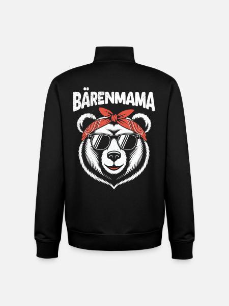 Mor og mor mor mor mor mor - Stanley/Stella unisex sweatshirt med lynlås i økologisk - sort