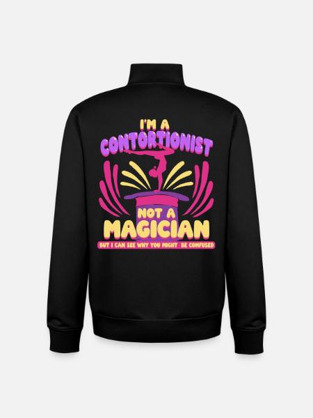 Contortionist Contortion - Unisex Organic Zip Sweatshirt by Stanley/Stella - black