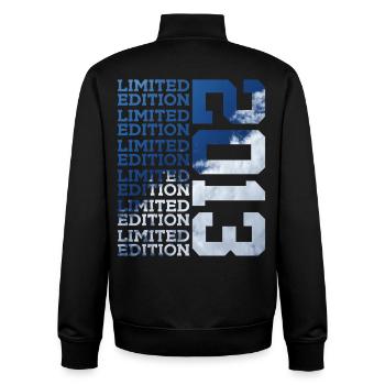 13 JAHRE LIMITED EDITION 2013 13. GEBURTSTAG - Unisex Organic Zip Sweatshirt von Stanley/Stella - Schwarz - Hinten - AI Model Male 185 light (185cm)
