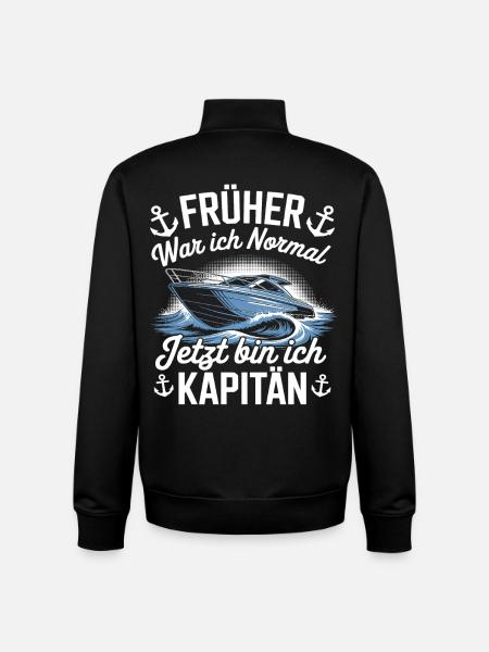 Captain - skipper - Unisex Organic Zip Sweatshirt by Stanley/Stella - black