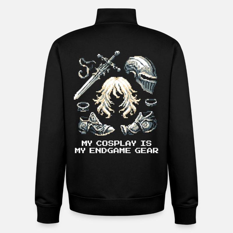 My Cosplay = Endgame Gear | Cosplay, Con - Unisex Organic Zip Sweatshirt by Stanley/Stella - black