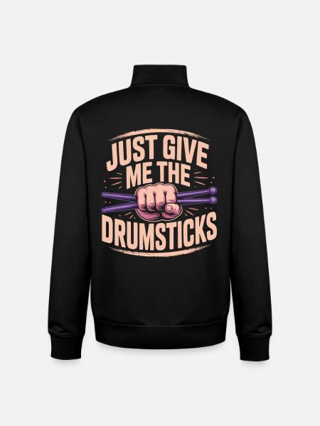 Cardio Drummer Cardio Drumming - Unisex Organic Zip Sweatshirt by Stanley/Stella - black