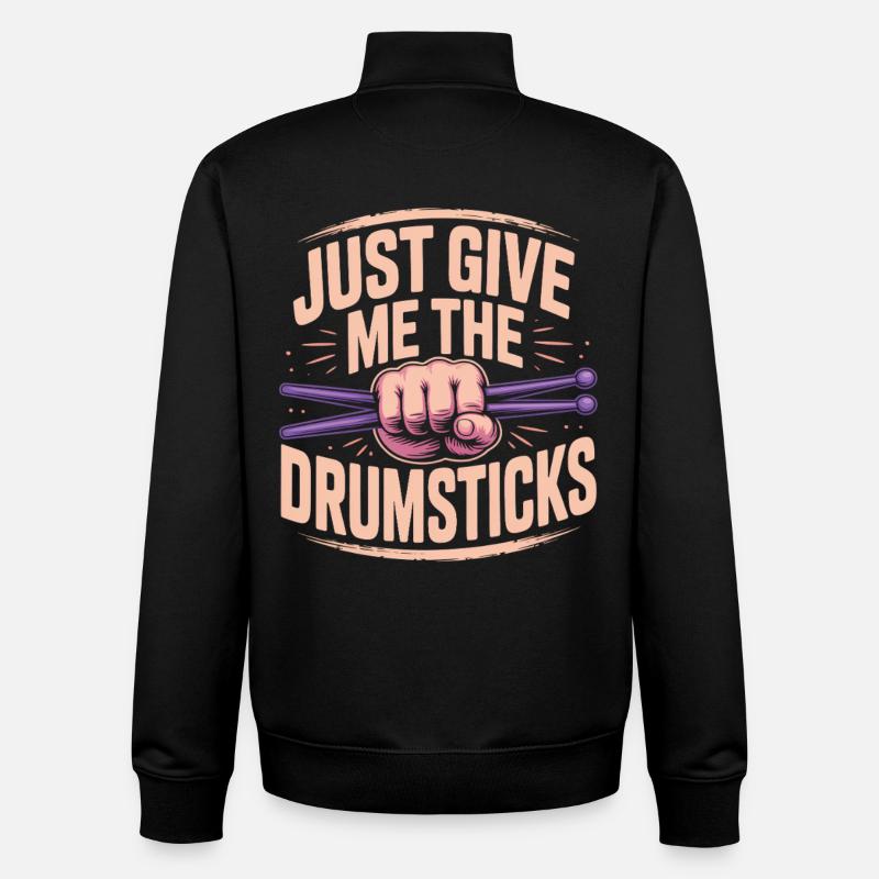 Cardio Drummer Kardio Trommeln - Unisex Organic Zip Sweatshirt von Stanley/Stella - Schwarz