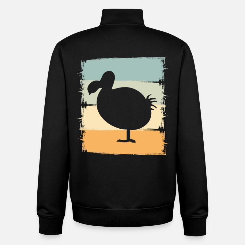 Dodo - Unisex Organic Zip Sweatshirt von Stanley/Stella - Schwarz