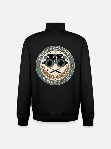 Optometrist Vision Problems I'm Ophthalmologist - Unisex Organic Zip Sweatshirt von Stanley/Stella - Schwarz