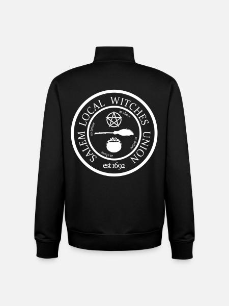 Salem Local Witches Union - Unisex Organic Zip Sweatshirt by Stanley/Stella - black
