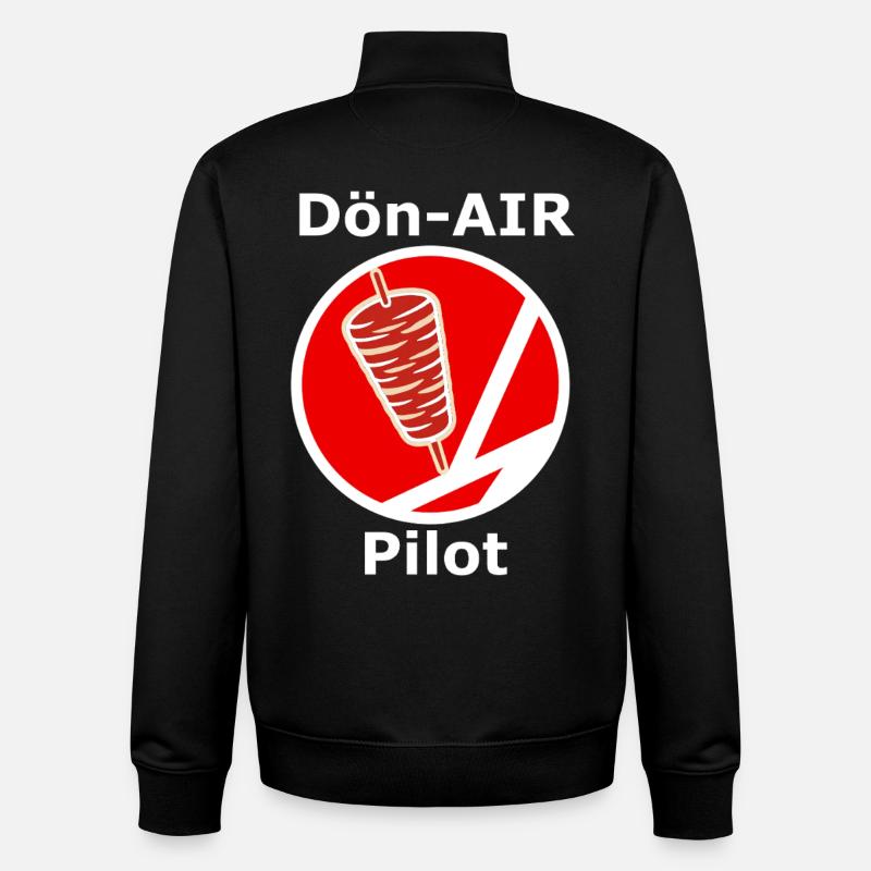 Dön-Air Pilot - Unisex Organic Zip Sweatshirt von Stanley/Stella - Schwarz