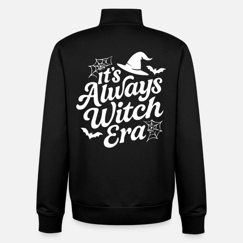 Es ist immer Hexen-Ära Halloween-Kostüm - Unisex Organic Zip Sweatshirt von Stanley/Stella - Schwarz