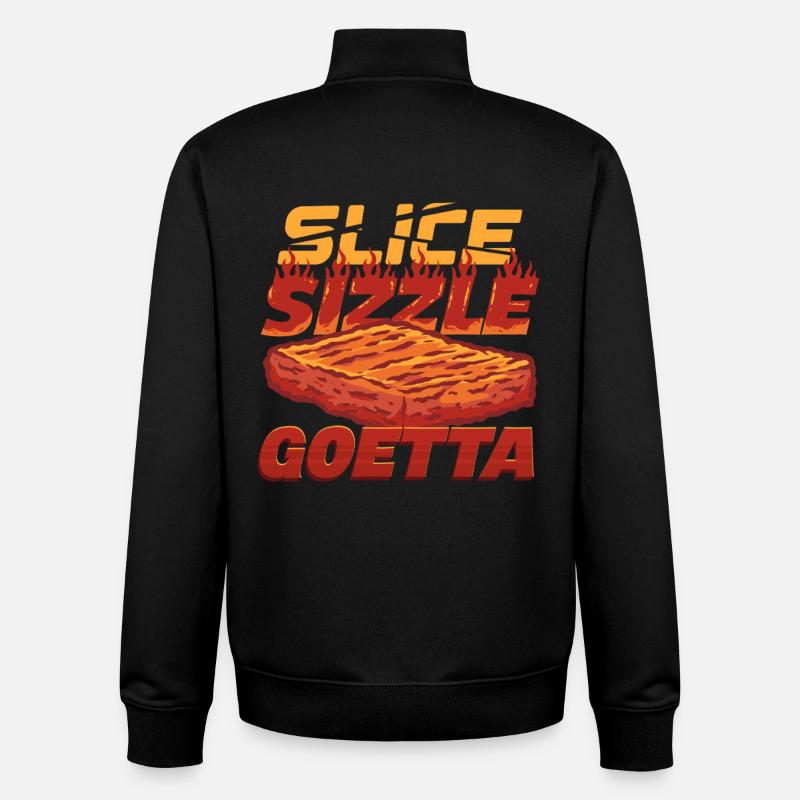 Saucisse de Goetta - Sweat zippé unisexe en coton bio Stanley/Stella - noir