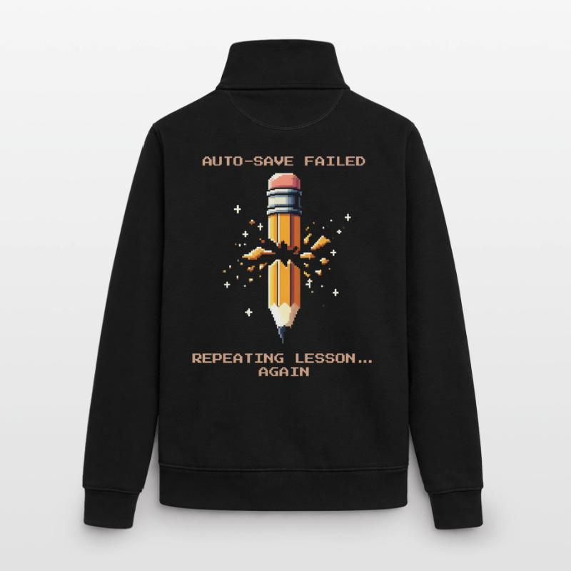 Autosave failed | Repeat lesson Unisex Organic Zip Sweatshirt by Stanley/Stella