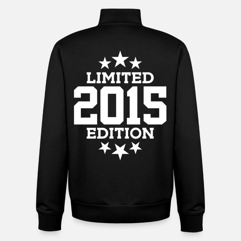 ÉDITION LIMITÉE 2015 11E ANNIVERSAIRE - Sweat zippé unisexe en coton bio Stanley/Stella - noir
