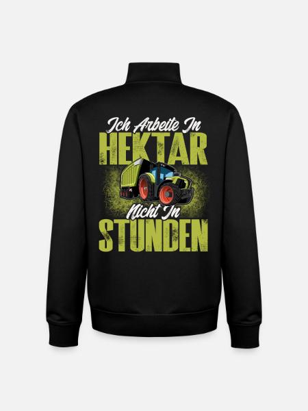 Landwirt - Unisex Organic Zip Sweatshirt von Stanley/Stella - Schwarz