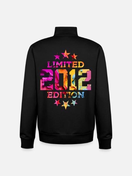 LIMITED EDITION 2012 14TH BIRTHDAY - Unisex Organic Zip Sweatshirt by Stanley/Stella - black