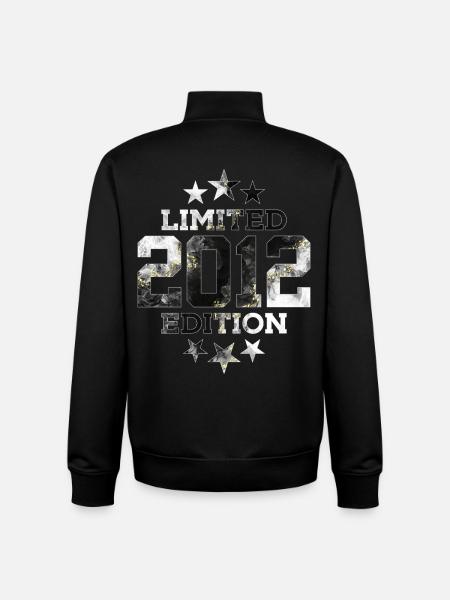 LIMITED EDITION 2012 14TH BIRTHDAY - Unisex Organic Zip Sweatshirt by Stanley/Stella - black
