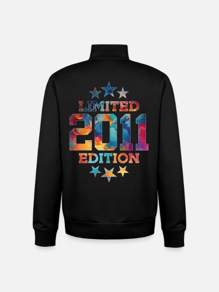 LIMITED EDITION 2011 15TH BIRTHDAY - Unisex Organic Zip Sweatshirt by Stanley/Stella - black