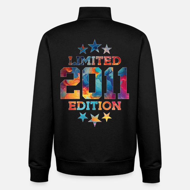 ÉDITION LIMITÉE 2011 15E ANNIVERSAIRE - Sweat zippé unisexe en coton bio Stanley/Stella - noir