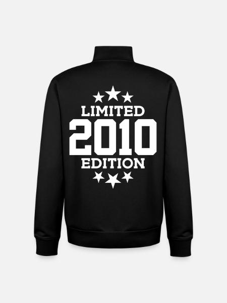 ÉDITION LIMITÉE 2010 16E ANNIVERSAIRE - Sweat zippé unisexe en coton bio Stanley/Stella - noir