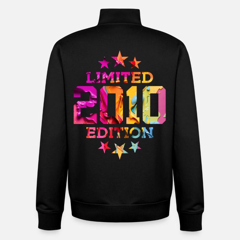 ÉDITION LIMITÉE 2010 16E ANNIVERSAIRE - Sweat zippé unisexe en coton bio Stanley/Stella - noir