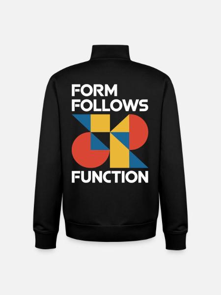 Bauhaus Architecture Architect - Unisex Organic Zip Sweatshirt by Stanley/Stella - black