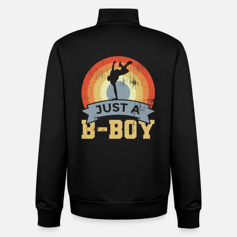 Breakdancer Junge - Unisex Organic Zip Sweatshirt von Stanley/Stella - Schwarz