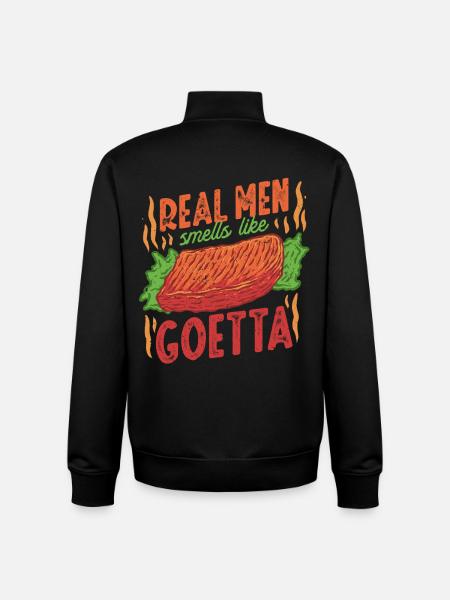 Goetta Sausage - Unisex Organic Zip Sweatshirt by Stanley/Stella - black