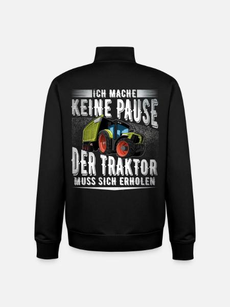Landwirt - Unisex Organic Zip Sweatshirt von Stanley/Stella - Schwarz