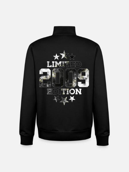 ÉDITION LIMITÉE 2009 17E ANNIVERSAIRE - Sweat zippé unisexe en coton bio Stanley/Stella - noir