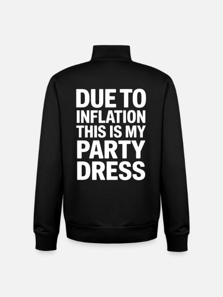 Inflation Robe de soirée Dire - Sweat zippé unisexe en coton bio Stanley/Stella - noir