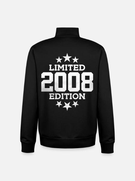 ÉDITION LIMITÉE 2008 18E ANNIVERSAIRE - Sweat zippé unisexe en coton bio Stanley/Stella - noir