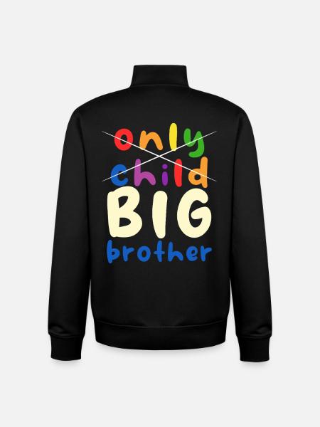 Big Brother Pride Shirt - Unisex Organic Zip Sweatshirt by Stanley/Stella - black