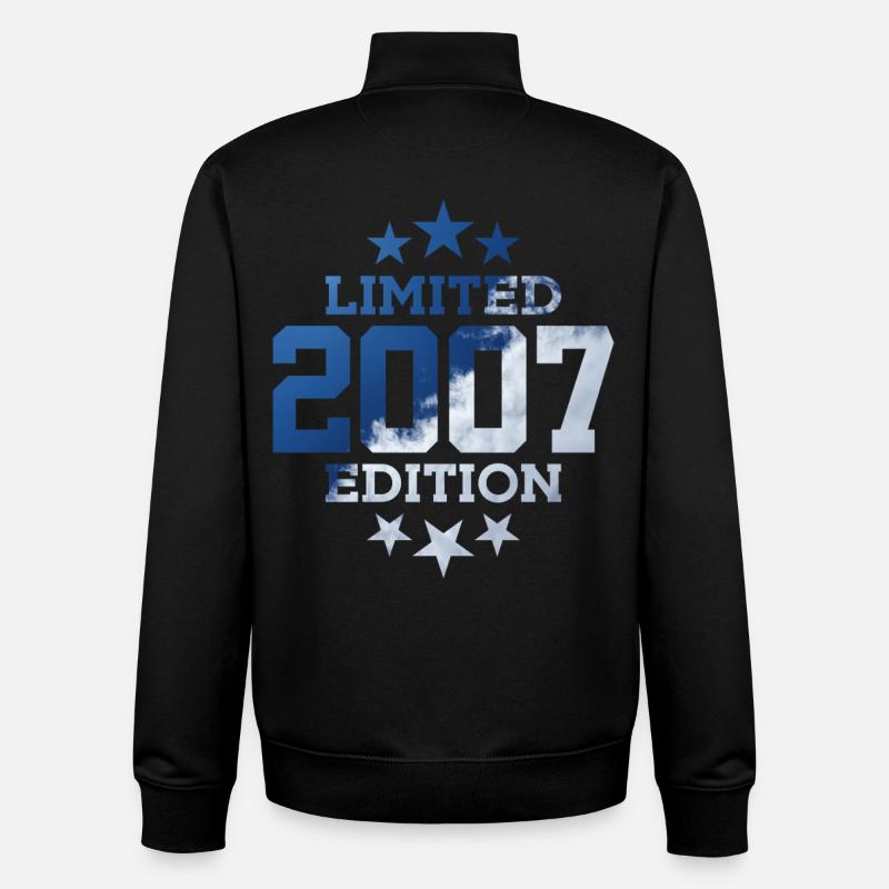 ÉDITION LIMITÉE 2007 19E ANNIVERSAIRE - Sweat zippé unisexe en coton bio Stanley/Stella - noir