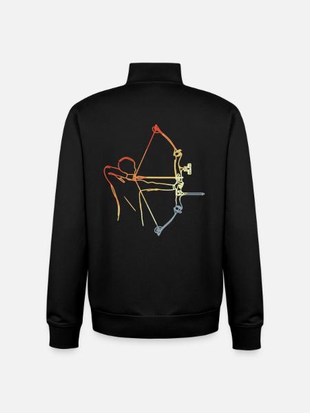 Toxophilit - Unisex Organic Zip Sweatshirt von Stanley/Stella - Schwarz