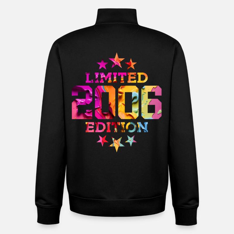 ÉDITION LIMITÉE 2006 ANNIVERSAIRE - Sweat zippé unisexe en coton bio Stanley/Stella - noir