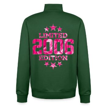 LIMITED EDITION 2006 20. GEBURTSTAG - Unisex Organic Zip Sweatshirt von Stanley/Stella - Flaschengrün - Hinten - AI Model Male 185 dark (185cm)